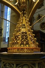 The interior of the largest Protestant church in Germany. It has the world's highest church tower,