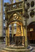 The interior of the largest Protestant church in Germany. It has the world's highest church tower,