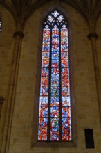 The interior of the largest Protestant church in Germany. It has the world's highest church tower,