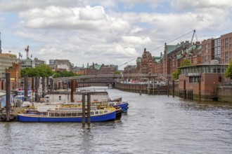 Scenery around the Port of Hamburg in Germany