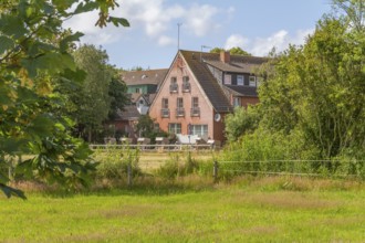 Impression of Spiekeroog village which is located at Spiekeroog island, one of the East Frisian