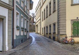 Idyllic scenery in Bamberg, a town in Upper Franconia, Germany