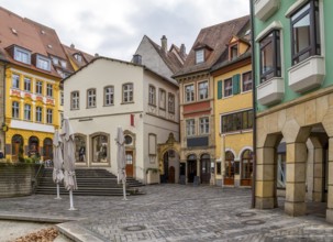Idyllic old town scenery in Bamberg, a town in Bavaria
