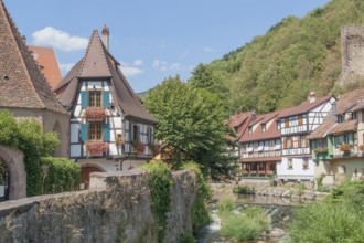Idyllic scenery in Kaysersberg, a city in Alsace, France