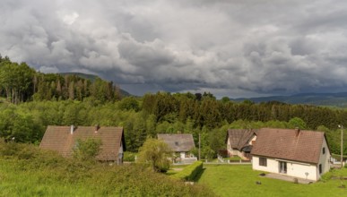 Scenery around Saulxures, a commune in the Bas-Rhin department in Grand Est in north-eastern France