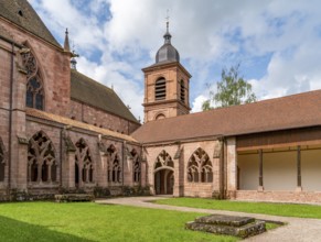 Cross-coat at Saint-Die Cathedral in Saint-Die-des-Vosges, a commune in the Vosges department,