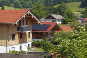 Residential building, Grainbach, Samerberg, Chiemgau, Upper Bavaria, Bavaria, Germany