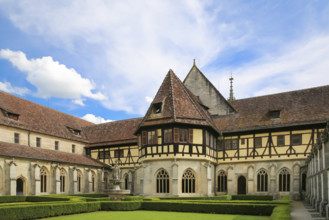Bebenhausen Monastery, well house, half-timbered building, Gothic cloister, sacred building,