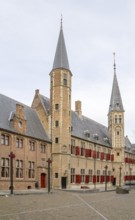 Scenery around Middelburg Abbey in Middelburg located in the dutch province of Zeeland