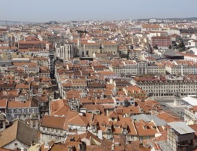 Panoramic view of Lisbon, the capital city of Portugal