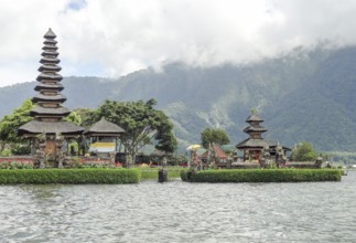 Water temple named Pura Ulun Danu Bratan at Bali, Indonesia
