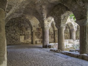Historic building in Lipari located at a island named Lipari, the largest of the Aeolian Islands in