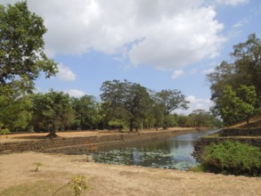 Sunny impression around Sigiriya, a ancient palace located in the central Matale district in Sri