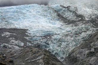 Detail scenery around the Franz Josef Glacier on the West Coast at the South Island of New Zealand