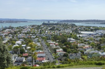 Scenery around Devonport, a harbourside suburb of Auckland in New Zealand