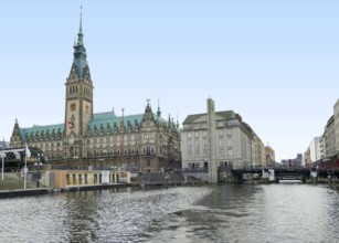 Binnenalster in Hamburghamburg, binnenalster, inner alster lake, lake, alster, river, germany,