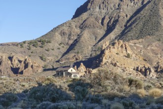 Scenery around Roques de Garcia at Teide National Park in Tenerife, Canary Islands, Spain