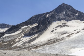 Scenery around the Stubai Glacier near the Stubaital, a alpine valley in Tyrol, Austria
