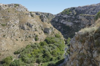 Impression around Matera in the region of Basilicata in Southern Italy