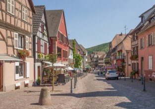 Idyllic scenery in Kaysersberg, a city in Alsace, France