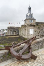 Town named Concarneau in the Finistere department of Brittany in France