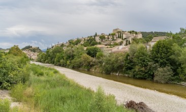 Scenery around Vaison-la-Romaine, a town in the Vaucluse department in the Provence region in