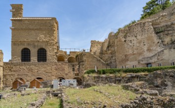 Scenery around the Roman Theatre of Orange, a commune in the Provence region in southeastern France