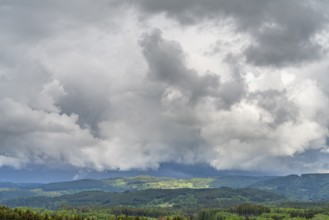Scenery around Saulxures, a commune in the Bas-Rhin department in Grand Est in north-eastern France