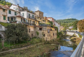 Impression of Borgomaro, a comune in the Province of Imperia in the Italian region Liguria