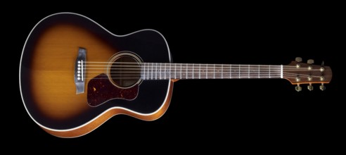Acoustic Guitar in black back