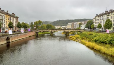 City view of Epinal, the capital city of the Vosges departmend in France