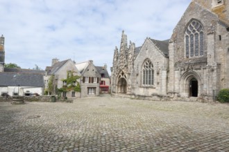 The Monastery Church of Notre-Dame de Roscudon in Pont-Croix, a commune in the Finistere department