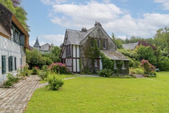 Scenery around Veules-les-Roses, a commune in the Seine-Maritime department in the Normandy region