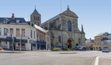 Fecamp Abbey in Fecamp, a commune in the Seine-Maritime department in the Normandy Region of France