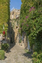 Impression of Bussana Vecchia, a former ghost town of the Liguria region in Italy