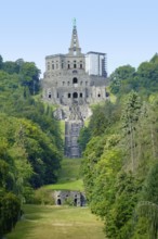 The Hercules monument at the Bergpark Wilhelmshoehe in Kassel, Germany