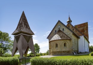 The Old Church named St Salvator at Pellworm island in North Frisia, Germany