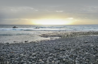 Scenery around El Golfo at Lanzarote, part of the Canary Islands in spain