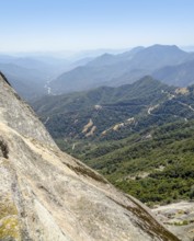 Rocky aerial view at the Yosemite National Park in California, USA