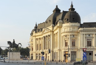 Central University Library of Bucharest, a city located in Romania