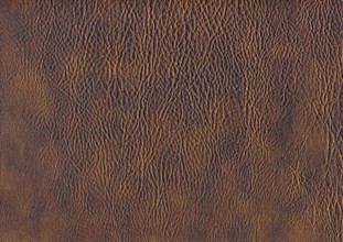 A full frame abstract brown leather background