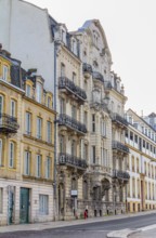 Impression of a city named Metz, located in the Lorraine region in France at winter time
