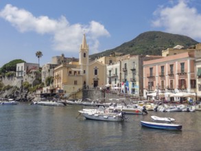 Lipari located at a island named Lipari, the largest of the Aeolian Islands in the Tyrrhenian Sea
