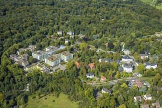 Aerial view, LVR Klinikum Düsseldorf für Psychiatrie und Psychotherapie, Kliniken der