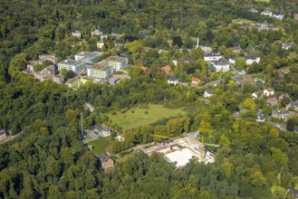 Aerial view, LVR Klinikum Düsseldorf für Psychiatrie und Psychotherapie, Kliniken der