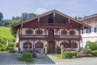 Schusterhäusl, former sacristan's house, today holiday home, Törwang, Samerberg, Chiemgau, Upper