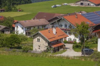 Residential building, Samerberg, Chiemgau, Upper Bavaria, Bavaria, Germany