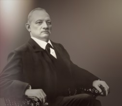 August Thyssen, 1842 – 1926, German industrialist, founder and controlling shareholder of Thyssen &