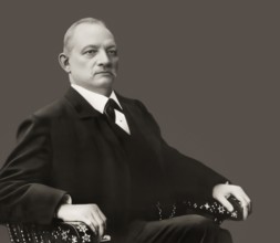 August Thyssen, 1842 – 1926, German industrialist, founder and controlling shareholder of Thyssen &