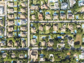 The Roche housing estate. Aerial view. Drone shot. Cádiz province, Andalusia, Spain